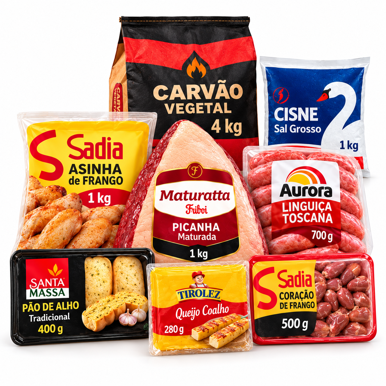 Churrasco Completo — Kit 8 itens
