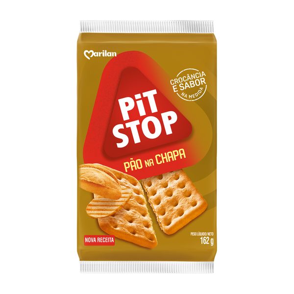 Pit stop sabor pão na chapa 162g