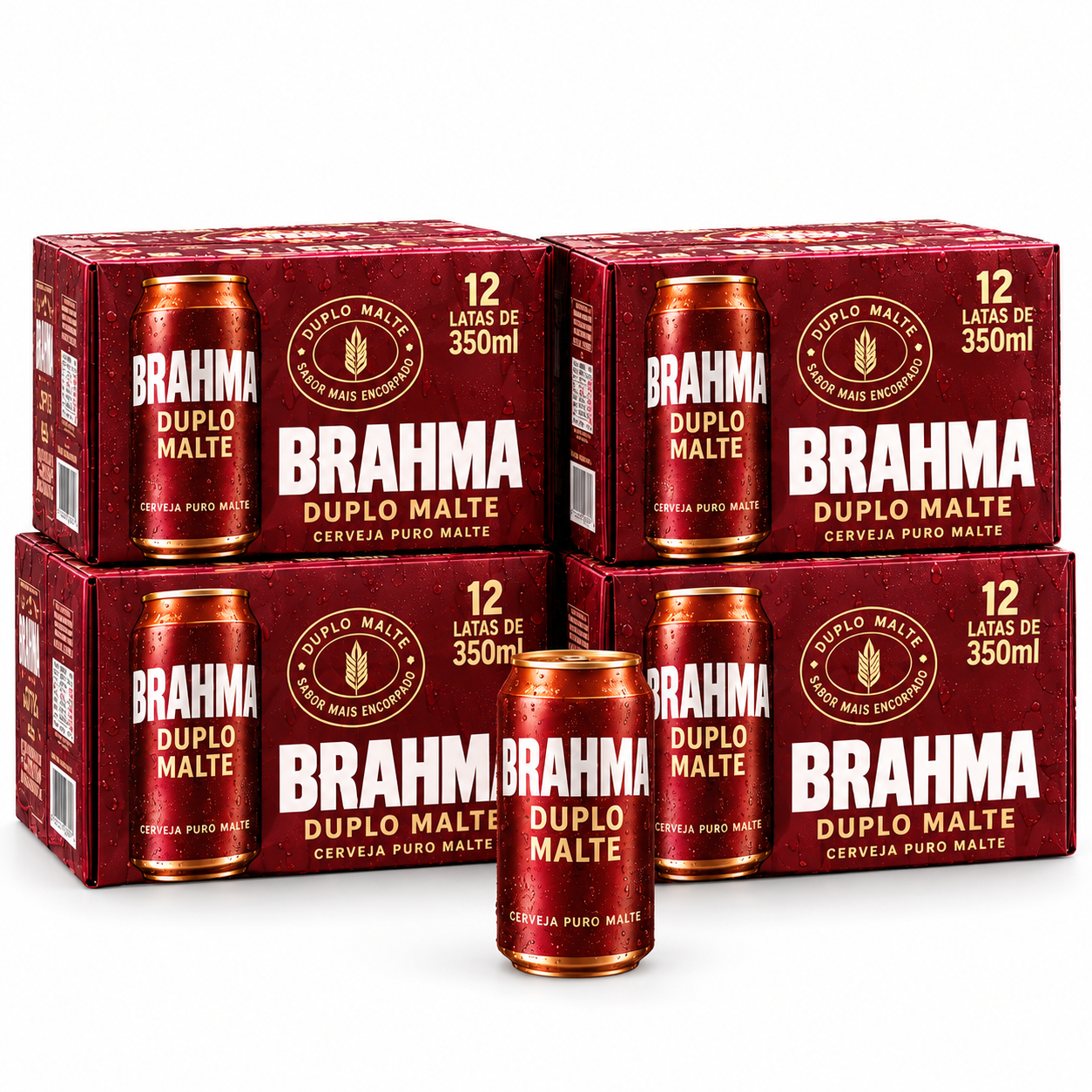 Brahma Duplo Malte — Kit 4 packs