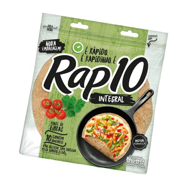 Tortilha Integral Rap10 - Bimbo - 330g