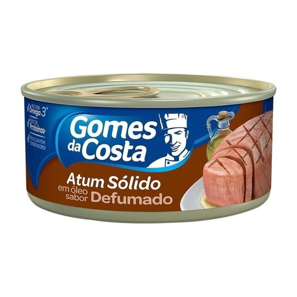 Atum sólido em óleo sabor defumado